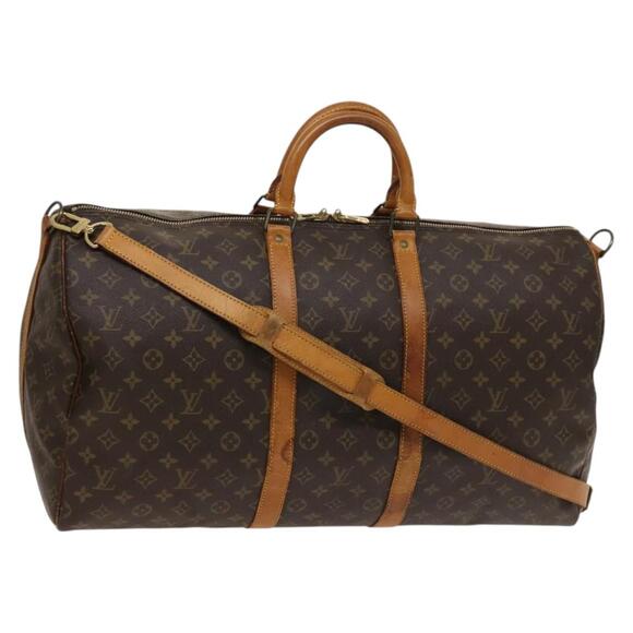 LOUIS VUITTON Monogram Keepall Bandouliere 55 Boston Bag M41414 - Picture 1 of 16